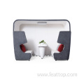 Modern office booth sofa for private meeting